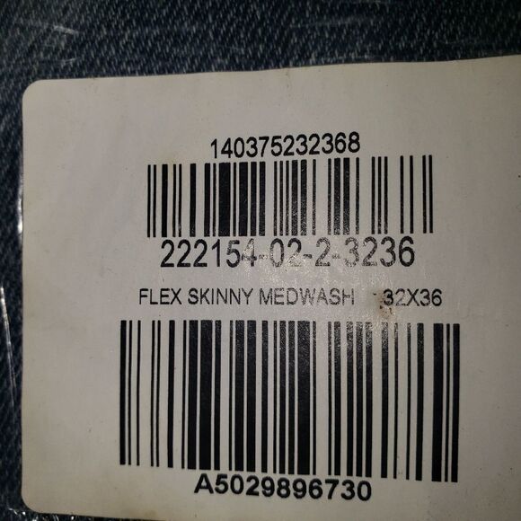 Old Navy Men's Flex Skinny 5 pocket Medium Wash Jeans 32 x 36 NIP NWT - Picture 11 of 11